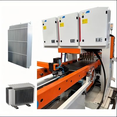 Línea de producción de radiadores de transformadores de fabricación inteligente