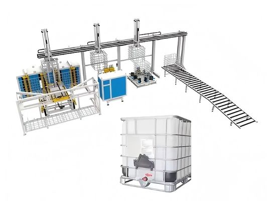 Línea de producción de barriles IBC de una tonelada totalmente automática de alta velocidad