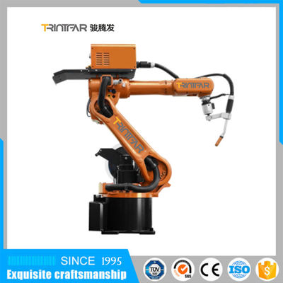 Equipo automático 1000W 2000W 3000W de la soldadora de laser de la fibra del CNC del brazo del robot industrial