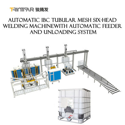 Sistema de descarga automático tubular de Mesh Auto Welding Machine With del tanque de IBC