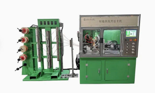 Cobre automático de la soldadora del alambre 120KVA que corta la línea metálica soldador