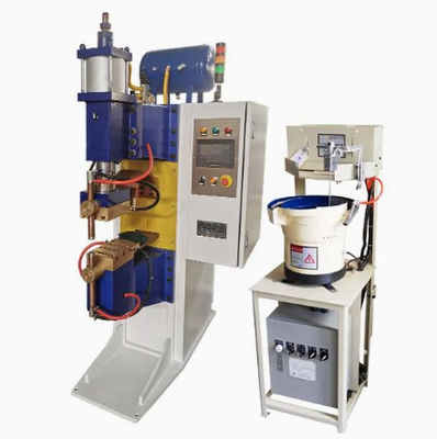 Máquina de soldadura por proyección con transportador de 50 KVA de potencia nominal. Producción en fábrica y venta directa.