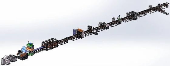 Cooling Corrugated Fin Walls Distribution Power Transformer Oil Immersed Radiator Fin Automatic Welding Production Line