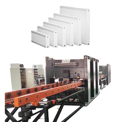 Refrigerante paredes de aleta corrugada Transformador de distribución de energía aceite radiador sumergido aleta línea de producción de soldadura automática