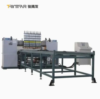 Línea de producción de horno y máquina de soldadura para parrillas con automatización avanzada