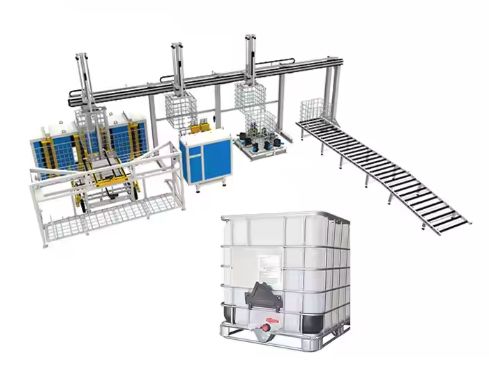 Línea de producción automática de caja de flexión de rejilla IBC