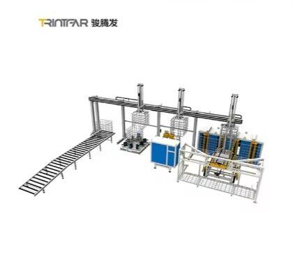 IBC línea de producción de toneladas (equipada con máquina de flexión) totalmente automatizada / guía de operación automatizada / línea de producción de toneladas totalmente automática / fábrica de producción directa y equipo de ventas