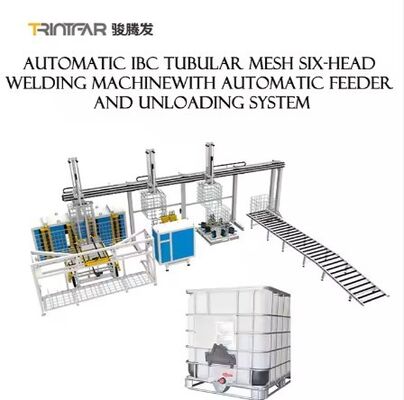 IBC línea de producción de toneladas (equipada con máquina de flexión) totalmente automatizada / guía de operación automatizada / línea de producción de toneladas totalmente automática / fábrica de producción directa y equipo de ventas