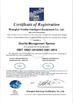 China Shanghai Trintfar Intelligent Equipment Co., Ltd. certificaciones