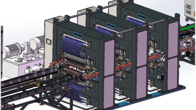 Línea de fabricación de radiadores automáticos de transformadores Shanghai Trintfar 7