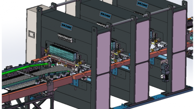Línea de fabricación de radiadores automáticos de transformadores Shanghai Trintfar 9
