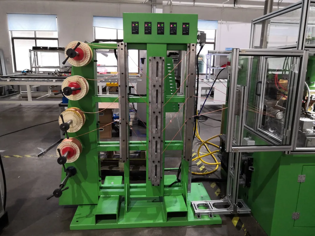 Cobre automático de la soldadora del alambre 120KVA que corta la línea metálica soldador 2