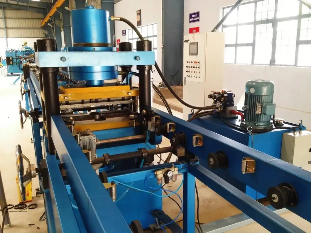 Cooling Corrugated Fin Walls Distribution Power Transformer Oil Immersed Radiator Fin Automatic Welding Production Line 7