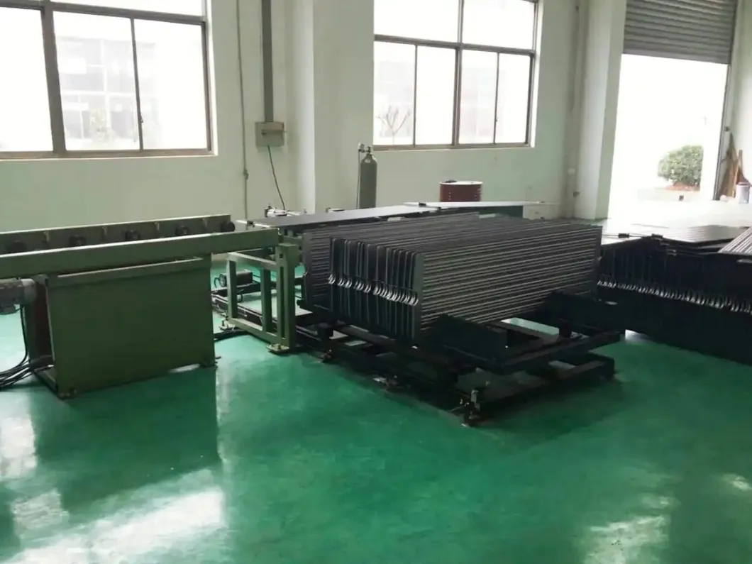 Cooling Corrugated Fin Walls Distribution Power Transformer Oil Immersed Radiator Fin Automatic Welding Production Line 9