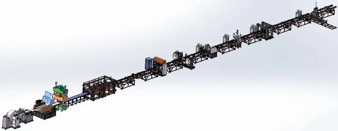 Cooling Corrugated Fin Walls Distribution Power Transformer Oil Immersed Radiator Fin Automatic Welding Production Line 14