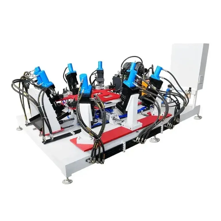 Máquina de soldadura y doblado de marcos duraderos. Configuración de capacidad: 150-200 piezas/8h. Dobla un marco cada 15-20 segundos. 5