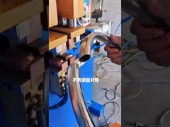 Máquina de soldadura de trasero con superficie recubierta de cobre